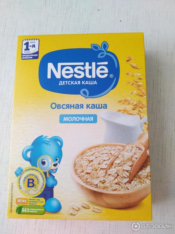 Каша молочная Nestle Овсяная фото