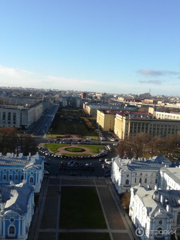 Смотровая площадка на звоннице Смольного собора (Россия, Санкт-Петербург) фото