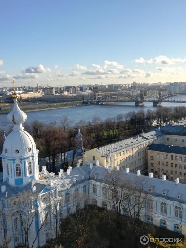 Смотровая площадка на звоннице Смольного собора (Россия, Санкт-Петербург) фото