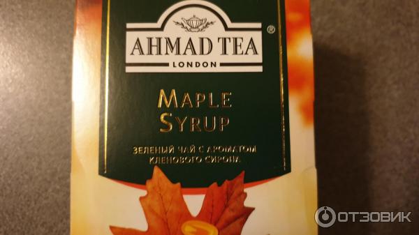 Чай зеленый Ahmad tea Maple syrup в пакетиках