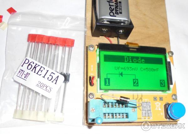 Защитный TVS стабилитрон P6KE15A Transient Voltage Surge Suppressor