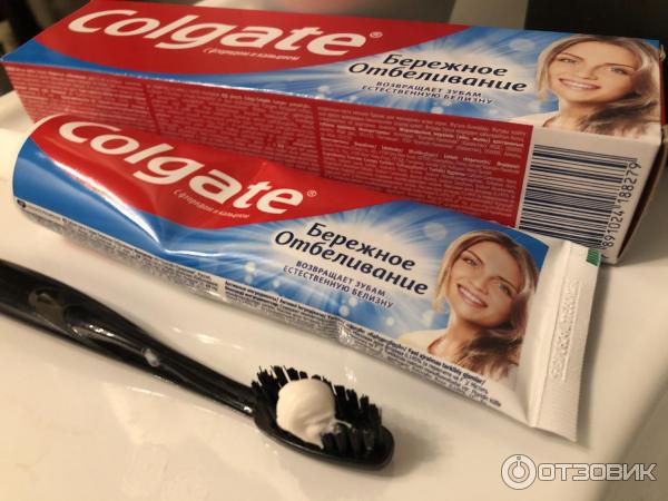 Зубная паста Colgate Бережное отбеливание фото