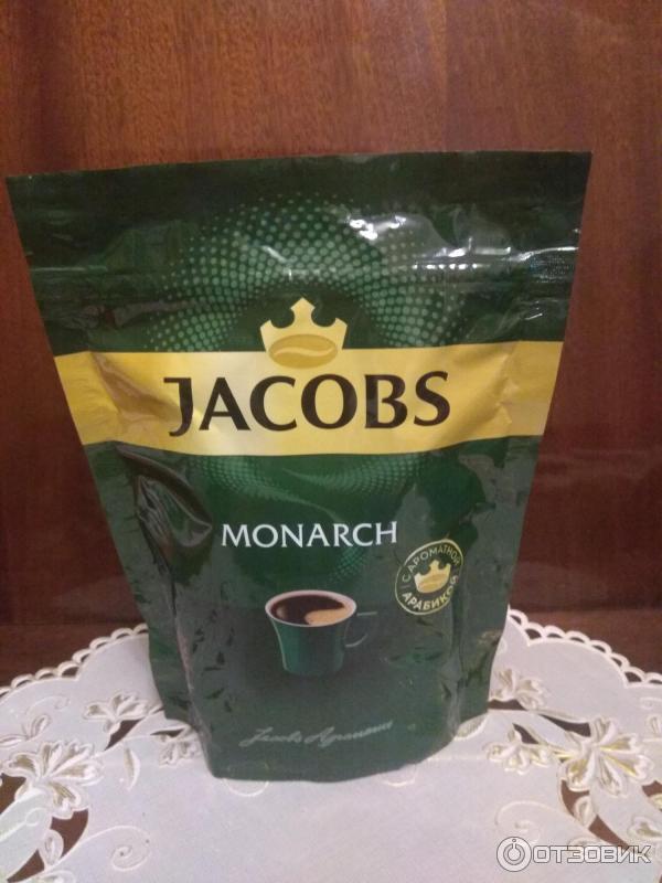 Кофе растворимый Jacobs Monarch с/б 95 г. Артикул 42-0011. Купить в "ОПТИКОМ" Мо