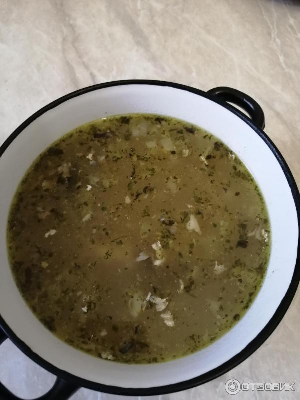 Похлебка из рыбной консервы Сайра тихоокеанская натуральная с добавлением масла 240 гр. ООО СОК ФИШ