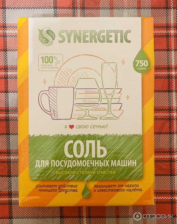 Соль для посудомоечной машины Synergetic фото