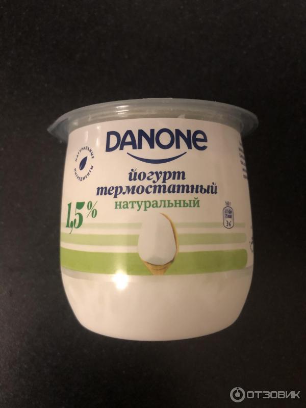 Йогурт Danone термостатный натуральный фото