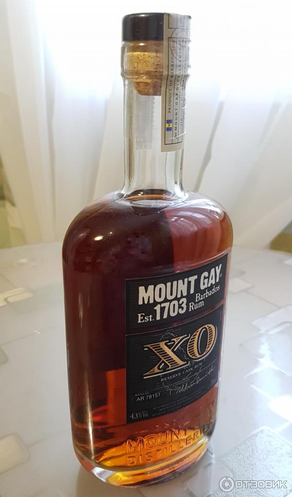 Ром Mount Gay XO фото
