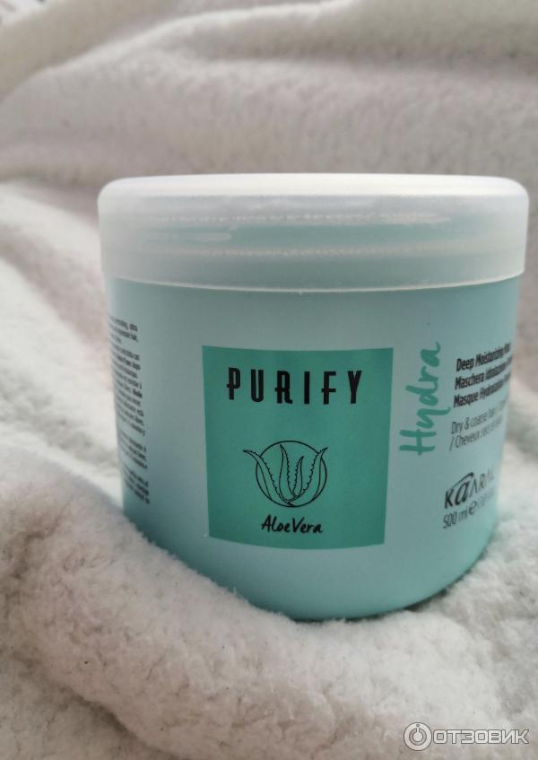 Интенсивная увлажняющая питательная маска для волос Kaaral Purify Hydra Deep Nourish Mask фото