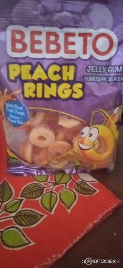 Жевательный мармелад Bebeto Peach Rings фото