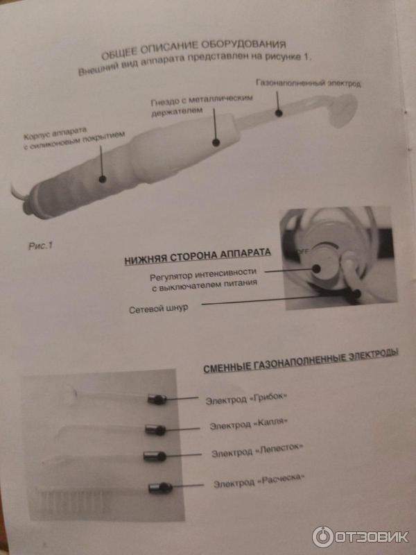 Импульсный массажер Gezatone Дарсонваль Biolift 4 фото