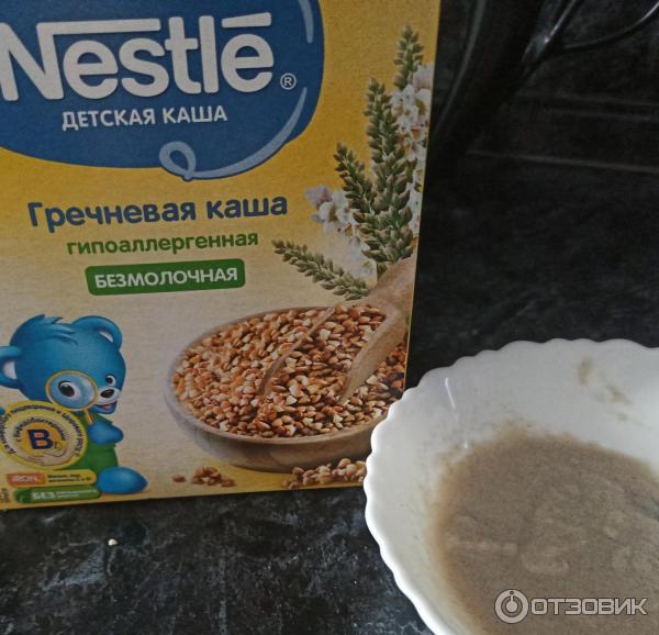 Детская безмолочная каша Nestle 5 злаков фото