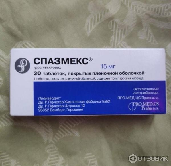 Отзыв о Лекарственное средство Др. Р. Пфлегер "Спазмекс" | Средство ...