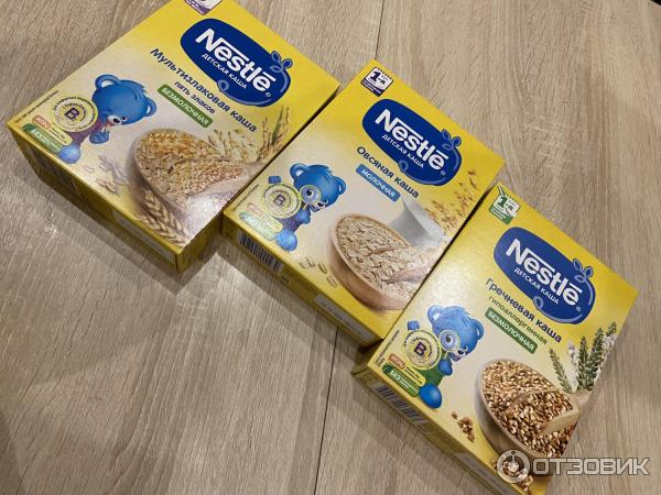 Каша молочная Nestle Овсяная фото