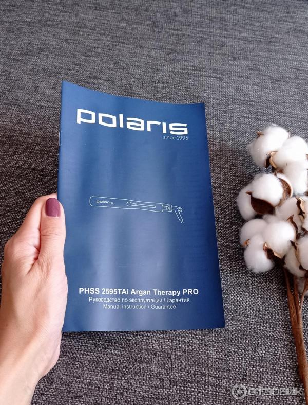 Электрощипцы для моделирования волос Polaris PHSS 2595TAi Argan Therapy Pro фото