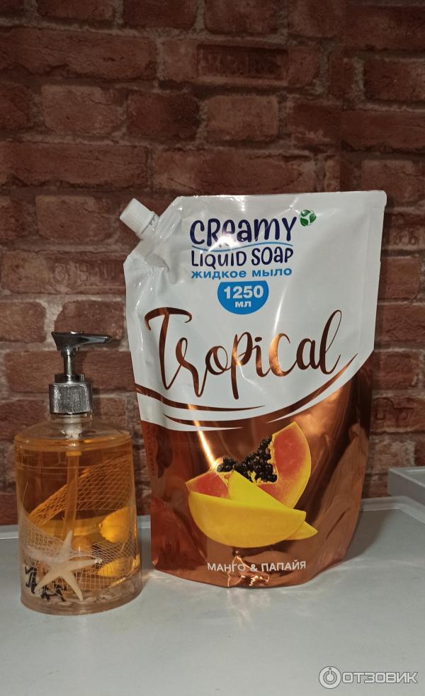 Жидкое мыло Creamy Liquid soap Tropical фото