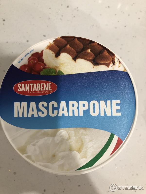 Сыр Бобровский сыродельный завод Mascarpone Santabene фото