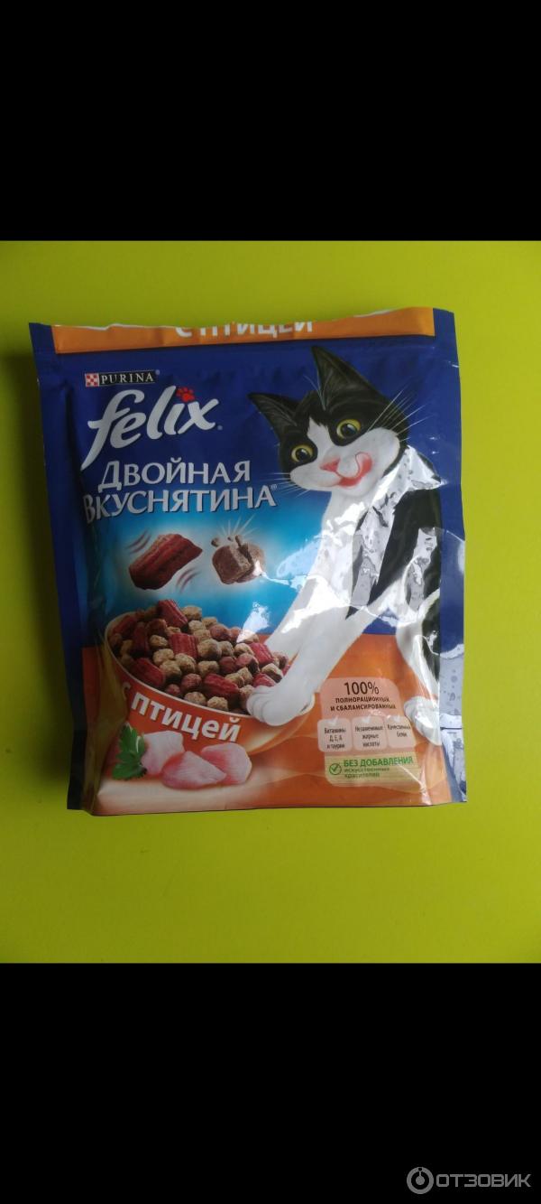 Сухой корм для кошек Felix Двойная вкуснятина фото