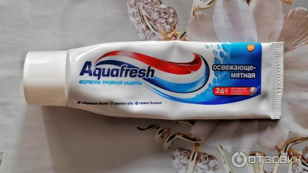 Зубная паста освежающе-мятная Aquafresh отзыв