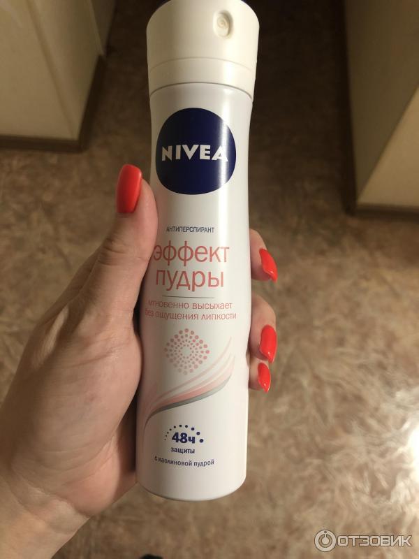 Дезодорант-антиперспирант Nivea Эффект пудры спрей фото