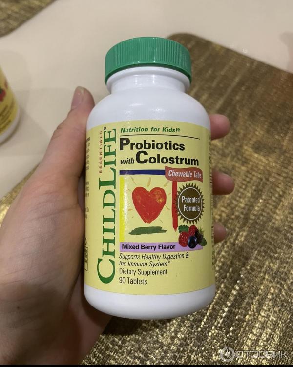 БАД для ребенка Childlife Colostrum с пробиотиками фото