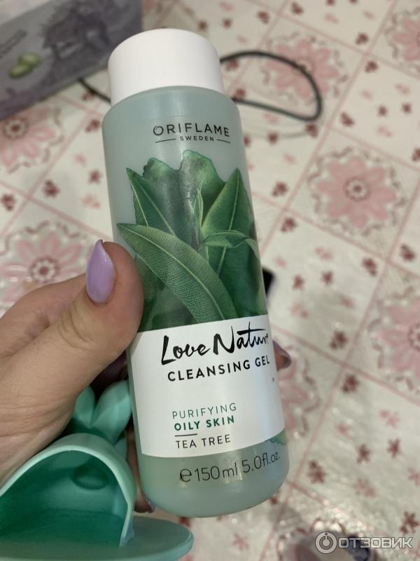 Очищающий гель для лица Oriflame Love Nature Чайное дерево фото