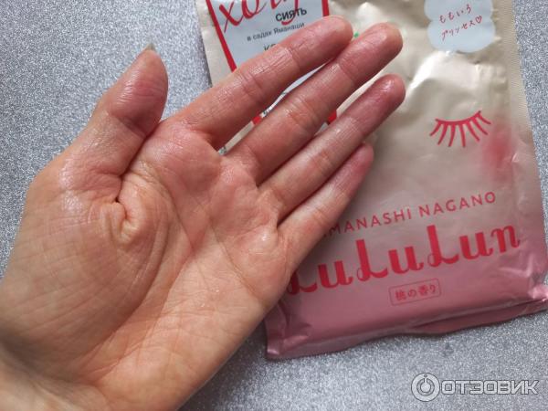 Маска LuLuLun Premium Face Mask Peach Персик из Яманаси