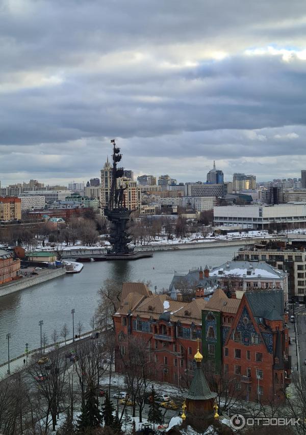 Смотровая площадка храма Христа Спасителя (Россия, Москва) фото