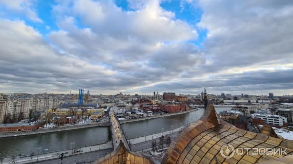 Смотровая площадка храма Христа Спасителя (Россия, Москва) фото