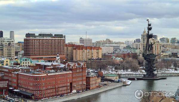 Смотровая площадка храма Христа Спасителя (Россия, Москва) фото