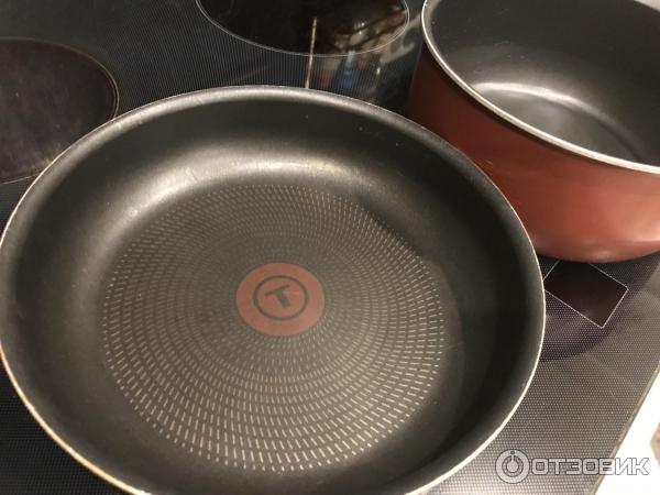 Набор сковородок со съемной ручкой Tefal Ingenio RED 20/26 см фото