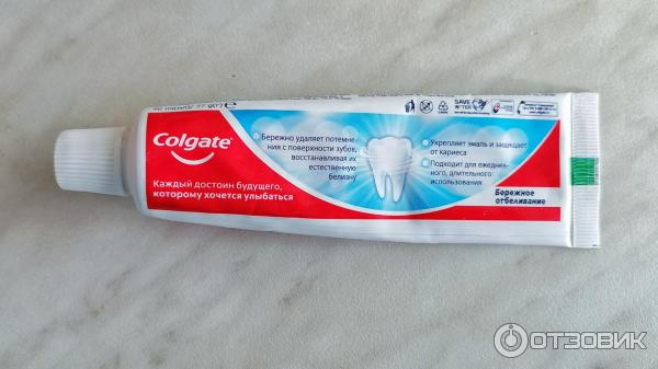 Зубная паста Colgate Бережное отбеливание отзыв