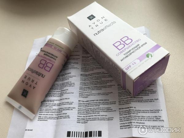 Тонирующий антивозрастной крем Avon Nutra Effects BB Совершенство SPF 15 фото