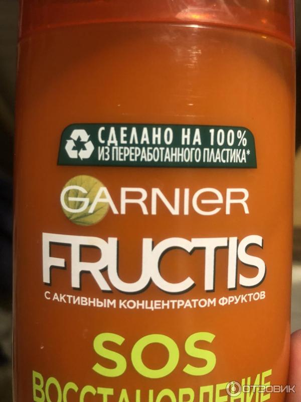 Шампунь Garnier Fructis SOS восстановление керафил+масло амлы фото