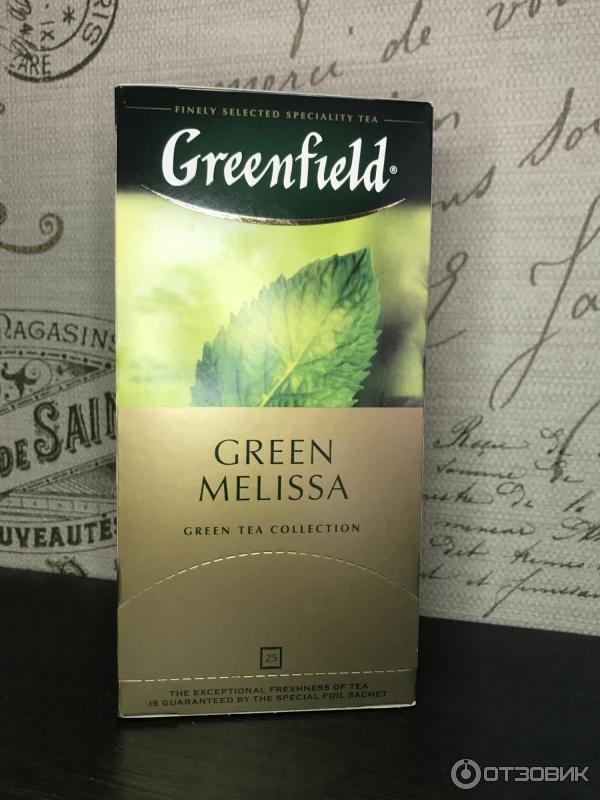 Чай зеленый с мелиссой Greenfield Green Melissa фото