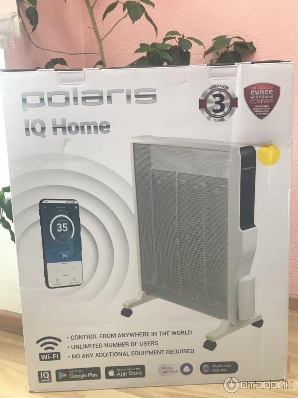 Микатермический обогреватель Polaris PMH 2120 Wi-Fi IQ Home фото