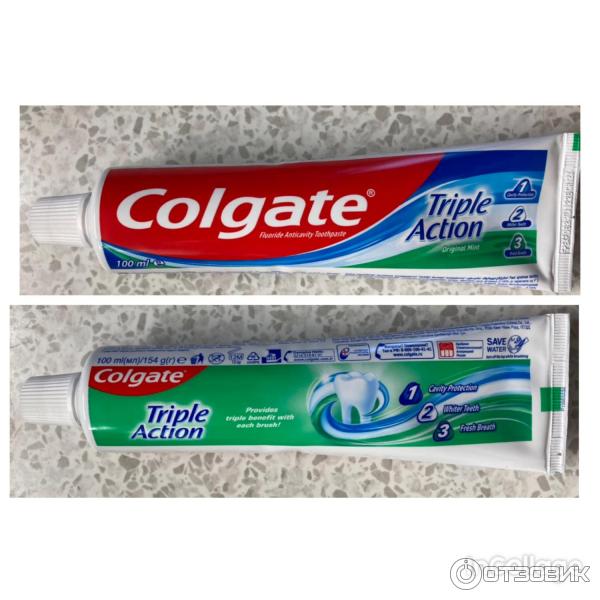 Зубная паста Colgate Тройное действие фото