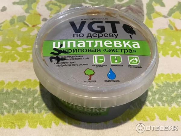 Шпатлевка VGT акриловая фото