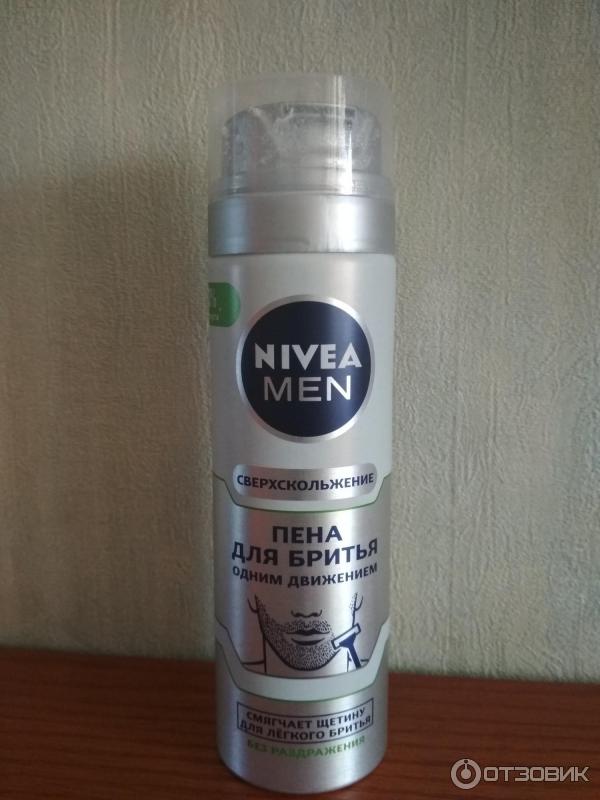 Пена для бритья Nivea for men Сверхскольжение Одним движением фото