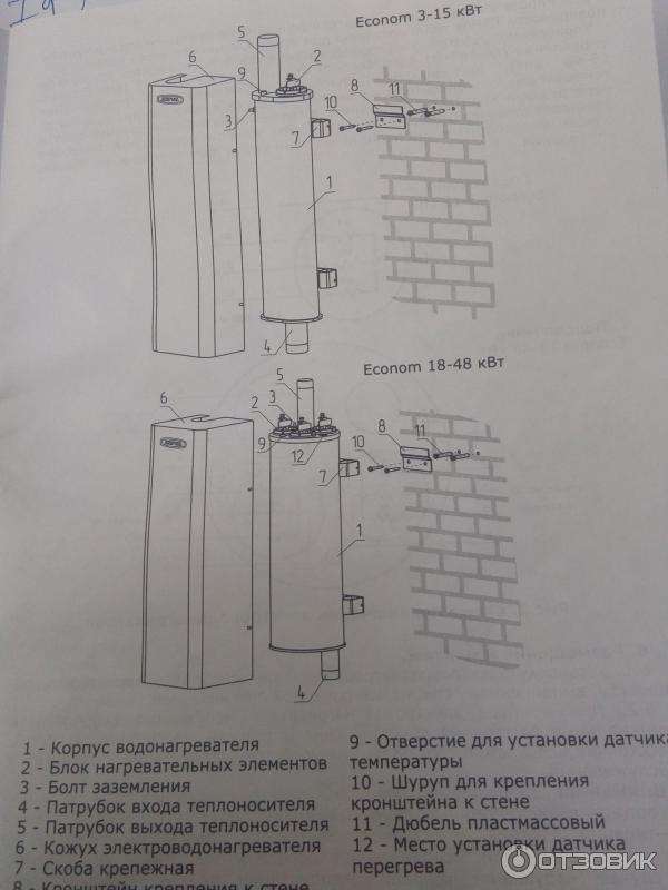 Электрокотел Zota Econom 9 фото