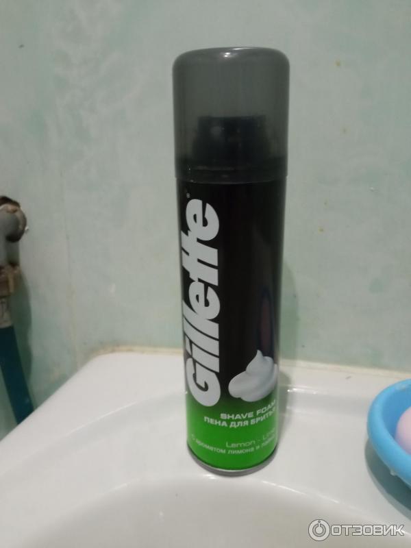 Пена для бритья Gillette Lemon Lime фото