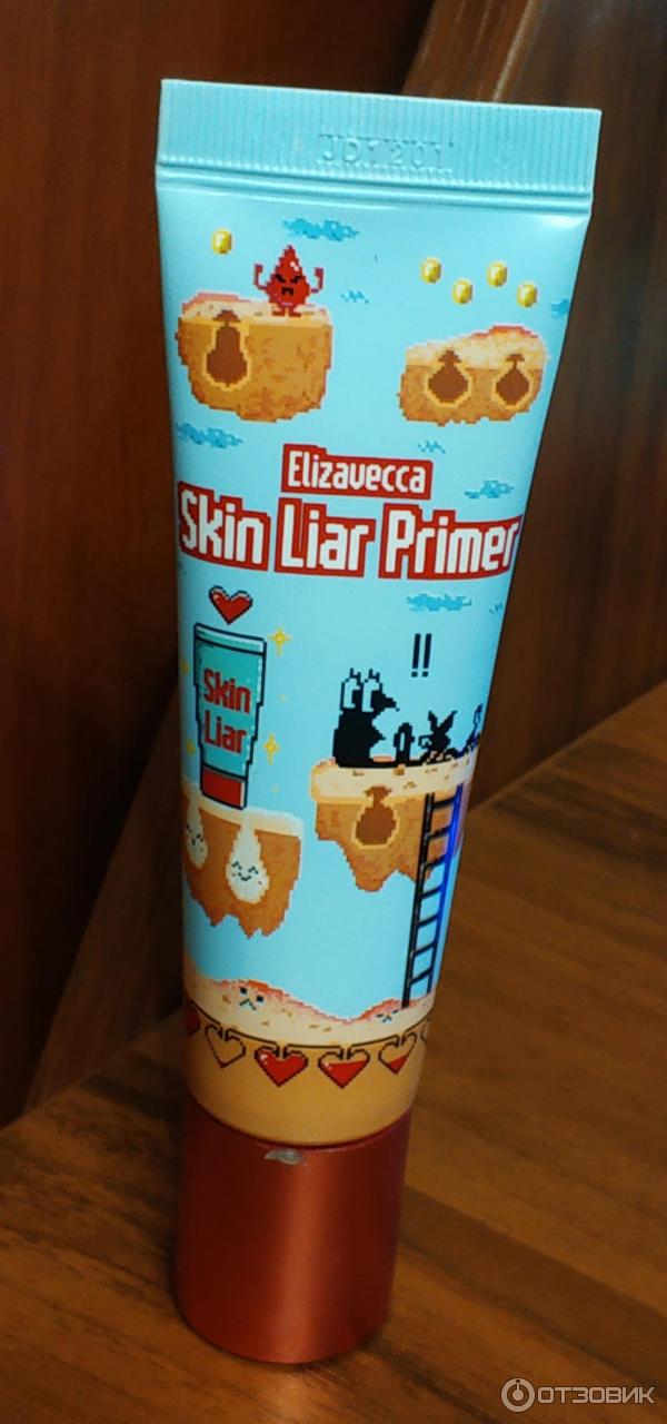 Увлажняющий праймер под макияж Elizavecca Skin Liar Primer фото