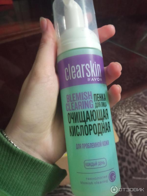 Пенка для лица Avon Clearskin Очищающая кислородная фото