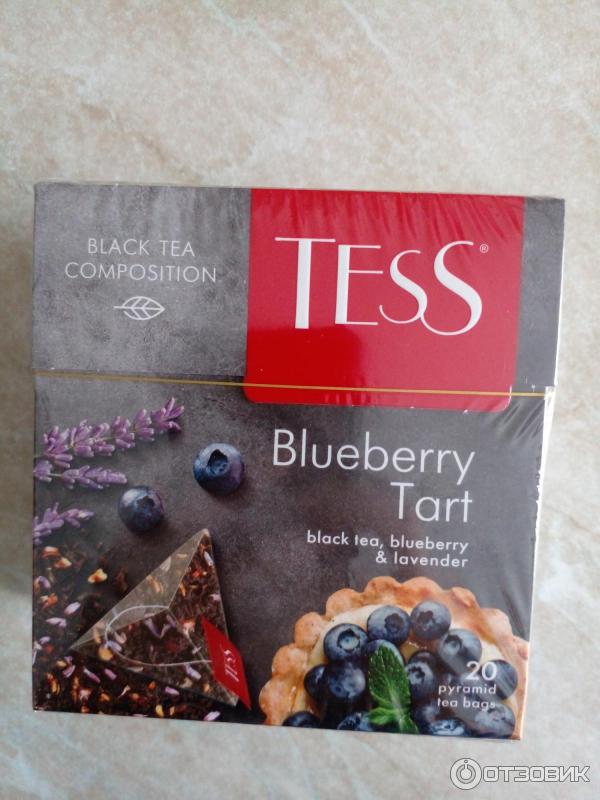 Черный чай Tess Blueberry Tart с черникой и лавандой фото