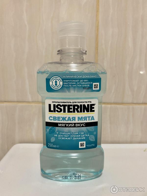 Ополаскиватель для полости рта Listerine Свежая мята фото