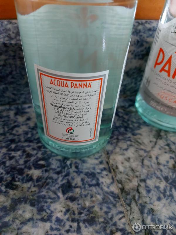 Минеральная вода Acqua Panna фото