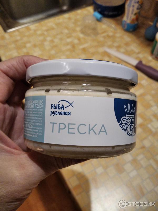 Рыбное кулинарное изделие из трески атлантической и сайды Европром Рыба рубленая Треска фото