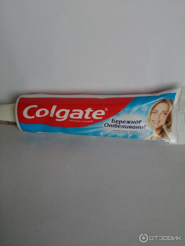 Зубная паста Colgate Бережное отбеливание фото