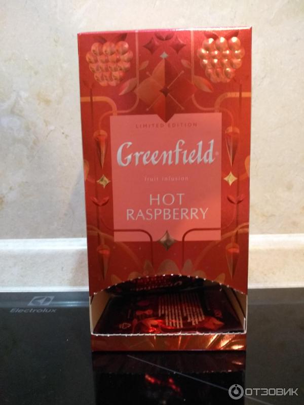 Чайный напиток Greenfield Limited Edition Hot Raspberry фото