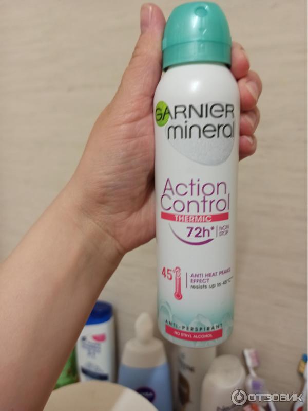 Дезодорант-спрей Garnier Mineral Активный контроль 72 часа фото