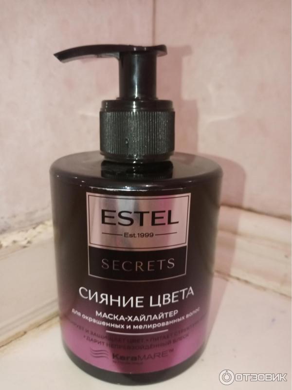 Отзыв о Маска-хайлайтер Estel secrets "Сияние цвета" | Маска выполняет ...